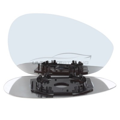 Wing Mirror Glass Fits Fiat Grande Punto 2006-2011 Non-Heated Drivers Side Right