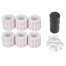 MFLABEL 12 Rolls 7200pcs White Price Gun Labels for Mx-5500