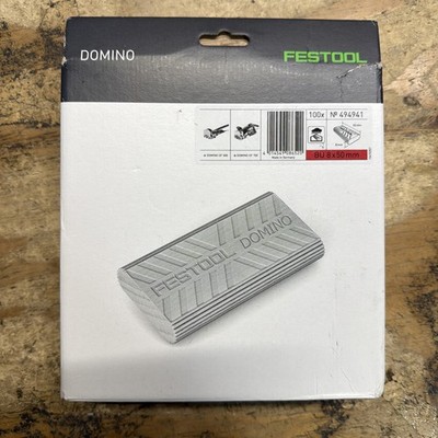 Genuine Festool 494941 Domino Tenon All-natural Solid Beech Wood 8X22X50 100Pack