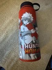 Just Funky Hunter X Hunter 34oz Water Bottle Red Gon Killua Kurapika and Leorio