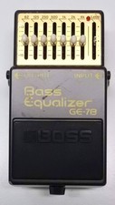 BOSS GE-7B Bass Equalizer Guitar Effect Pedal MIJ 1988 #74 ACA 12V