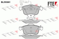 Fte Bremsbelagsatz, Scheibenbremse Vorderachse U.A. FüR Alfa Romeo, Dodge