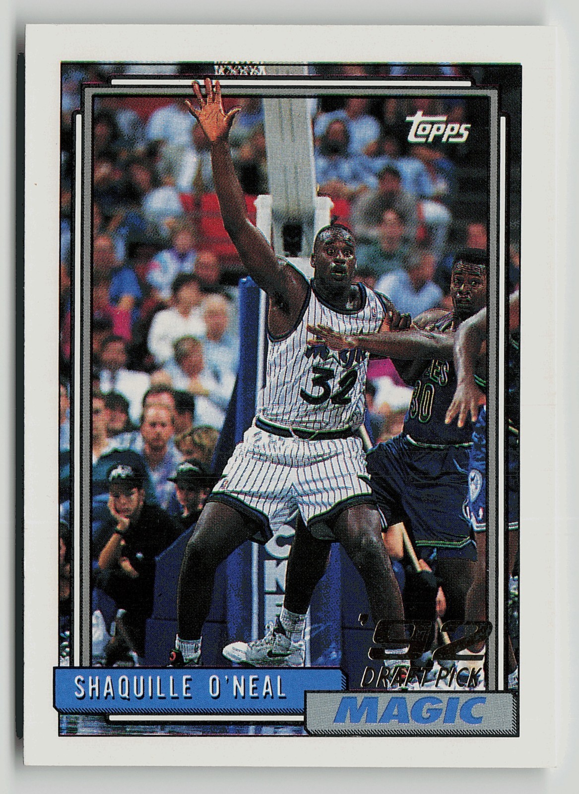1992-93 Topps Shaquille O’Neal Rookie - ‘92 Draft Pick (#362) RC