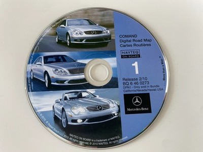 2000-2005 MERCEDES C CLK SL E G CL CLASS NAVIGATION CD 2011 VERSION OEM 