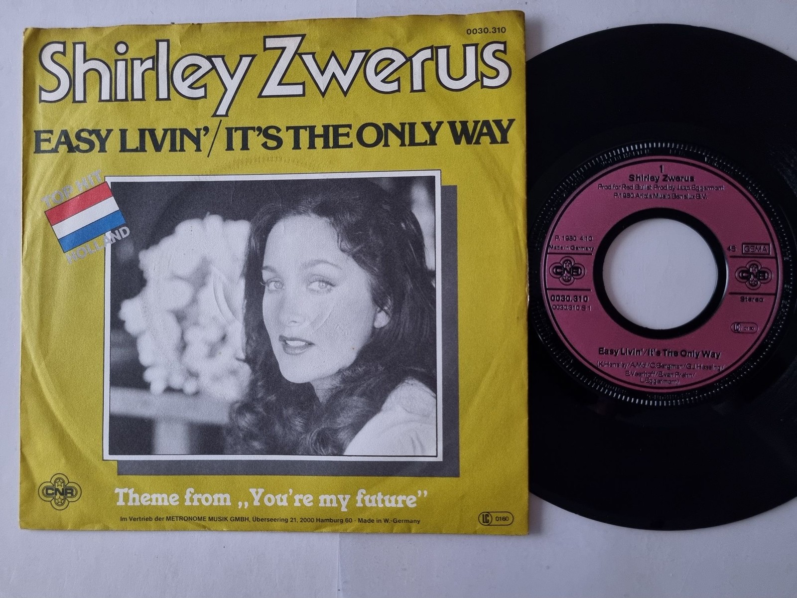 Shirley Zwerus - Easy Livin' / It's The Only Way 7'' Vinyl Germany