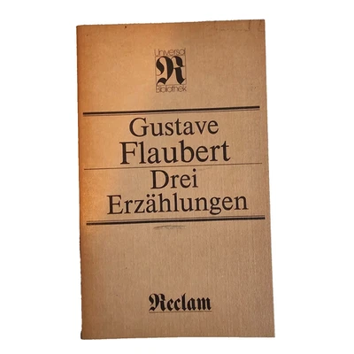Gustave Flaubaert - Drei Erzählungen - Reclam - 2. Auflage v. 1985 - Bild 1 von 2