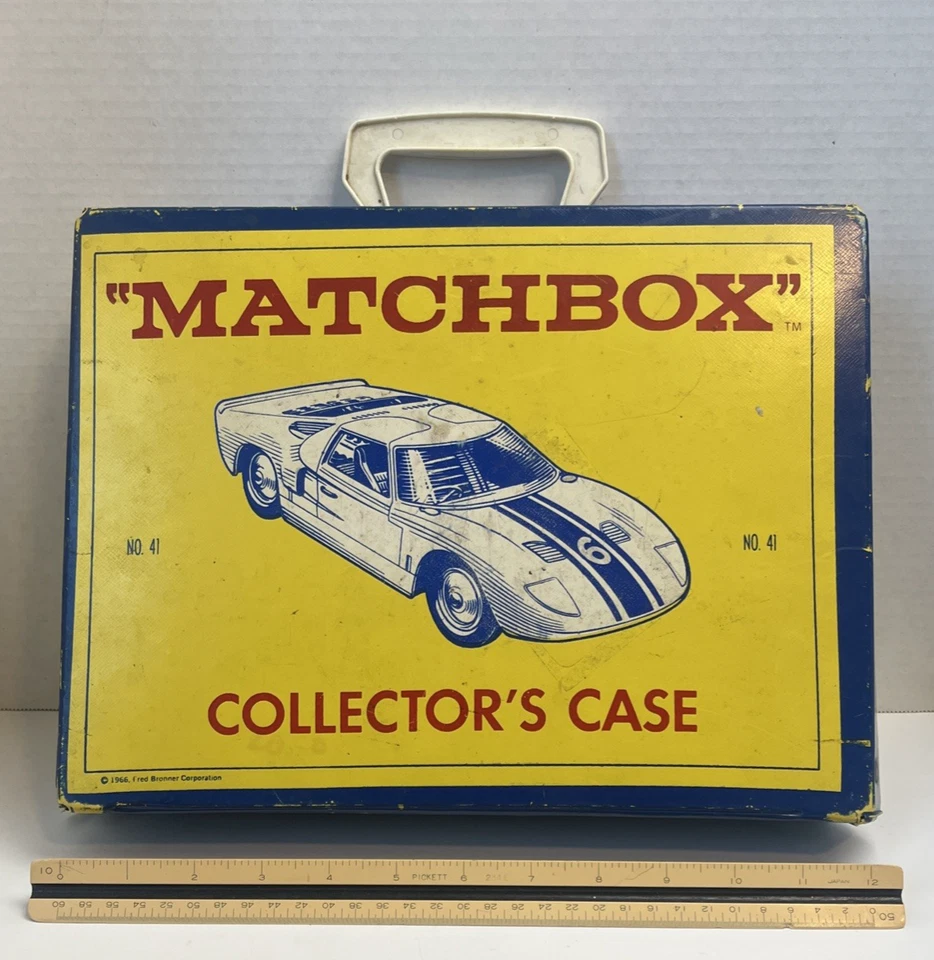 VTG ~ 1966 OFFICIAL LESNEY MATCHBOX COLLECTORS CASE No. 41 - Empty - Image 2 of 4