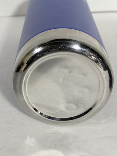 Botella de agua de viaje con aislamiento al vacío Klean Kanteen 16 oz acero inoxidable azul - Imagen 10 de 11
