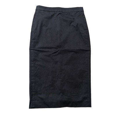 J Crew Black Pencil Skirt No 3 Women's 4 Tall Career Business