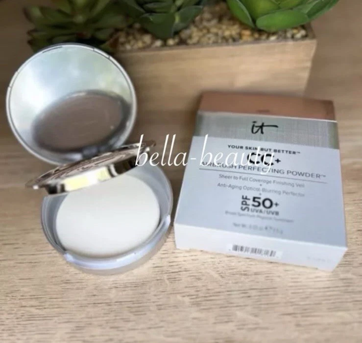 IT (LIGHT (W) ) CC+ Airbrush Perfecting Powder SPF 50+ | ~NEW~ - Image 2 of 3