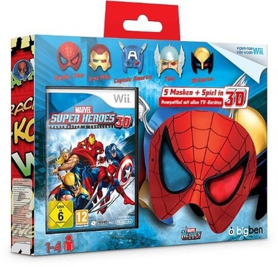 Marvel Super Heroes: Grandmaster's Challenge 3D, inkl. 5 Super-Helden 3D-Masken