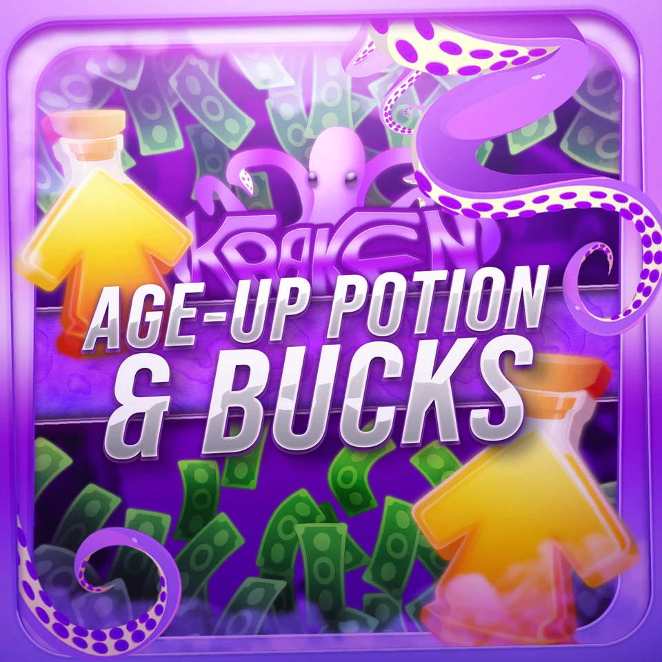 300+ Age Up Potions and 280k+ Bucks | Adopt | Roblox | Cheap and Fast
