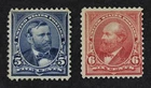 CKStamps: US Stamps Collection Scott#281 RG #282 Unused NG Small Thin