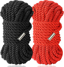 Silk Rope Long Rope, Skin Friendly Soft Ropes Durable, 32 Feet 8 Mm Multipurpose