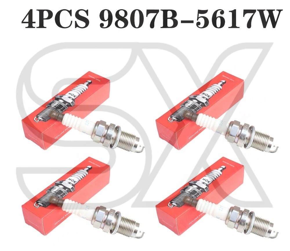 Set of 4 Genuine 9807B-5617W IZFR6K11 Iridium Spark Plug Fit Accord MDX Honda