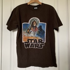 Star Wars Obi Wan Kenobi Luke Skywalker Leia Vintage Graphic Shirt Sz M