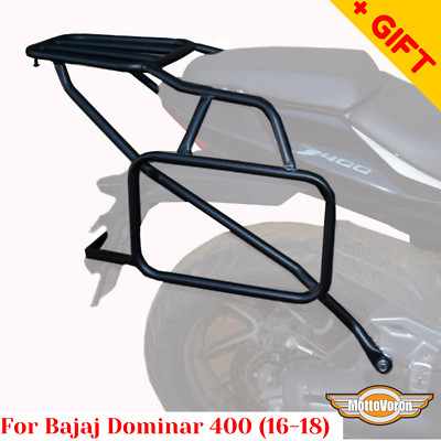 For Bajaj Dominar 400 Rack luggage system D400 Side carriers for soft ...