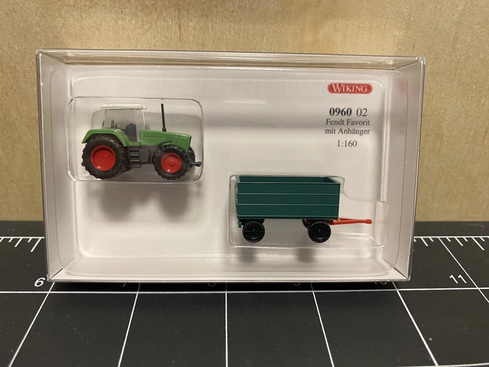 WIKING N - 096002 Fendt Favorit con remolque - 1:160/N Foto 2 de 4