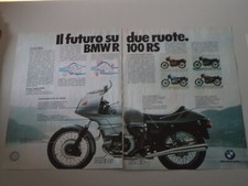 advertising Pubblicità 1977 MOTO BMW R100 R 100 RS