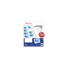 Office Depot  Brand Name Badge Kit, Pack Of 24