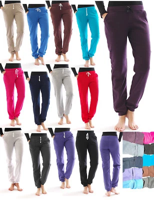 Jogging Hose innen Fleece Taschen Sport Leggings Baumwolle Yoga Relax Thermo - Bild 1 von 4