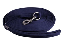 QHP Lunge Line Rein in Bag - Blue QHP