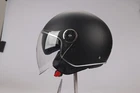 Demi Jet Helmet APPROVED for JFM Motorcycle and Scooter with Double Visor Logo