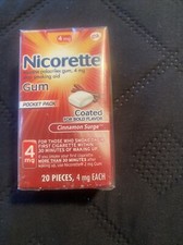 Nicorette cinnamon surge flavor