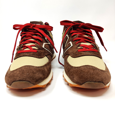 New Balance 574 Paul Bunyan Sneakers Mens 7 Brown Suede Red