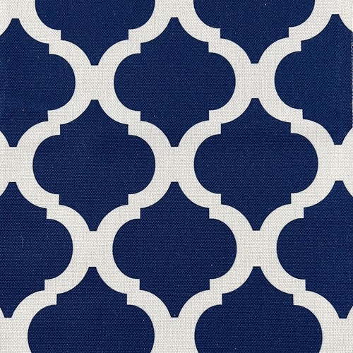 Navy Nautical Cotton Linen Table Runner Printed Geometric Tabletop Home Decor - Picture 16 of 16