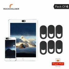 Adhesive Webcam Cover Thin 0.7mm Camera Laptop Mobile Tablet Macbook UK 6 PACK