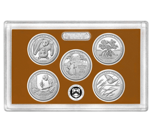 Same Day Shipping!! 2019-S Park Quarter SILVER Proof Set-No Box COA