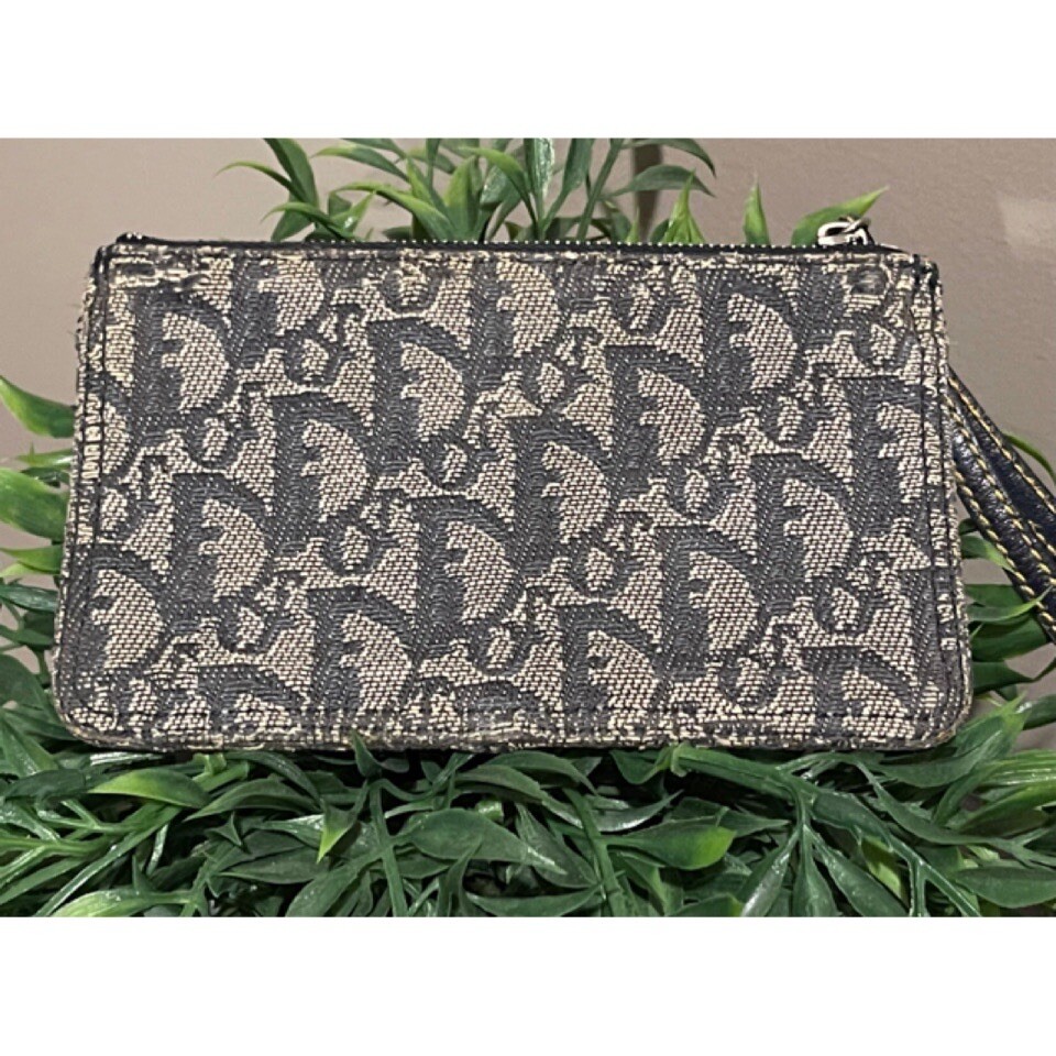 ✨Rare Vintage Y2K Christian Dior Logo Monogram Wristlet Wallet