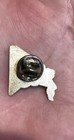 The Vintage Red Flag “ 4 - WHEEL’IN “ With Eyes Pin-back Pin About 1 Inch — photo 3