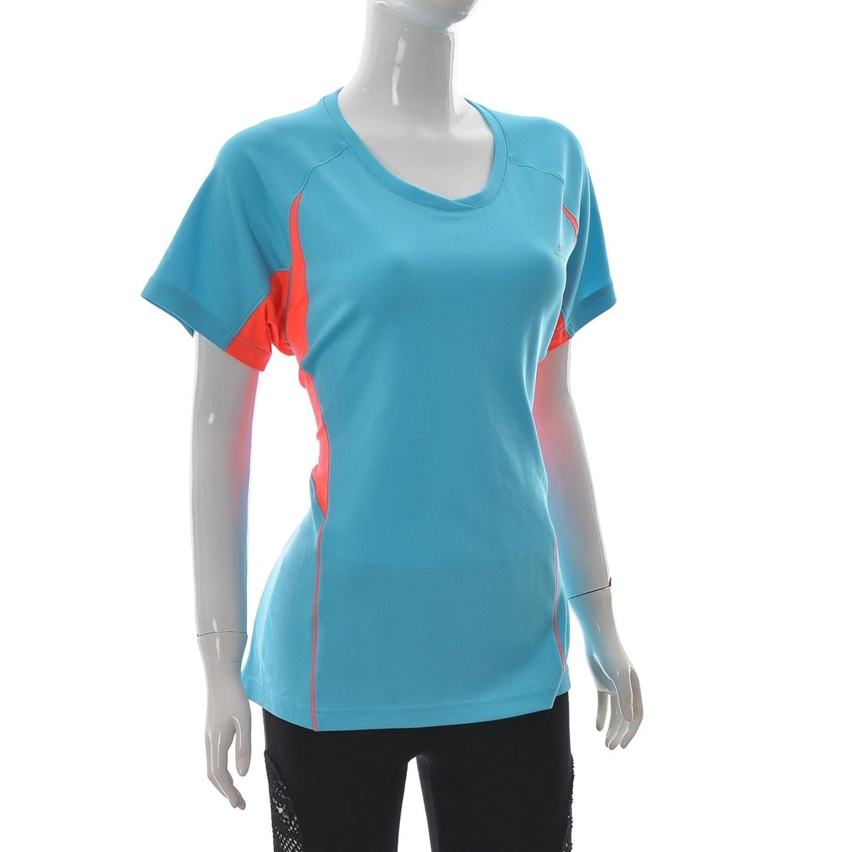 Pro Touch Women Running Training Dry-Plus T-Shirt Short Sleeve Size GB-20  Blue