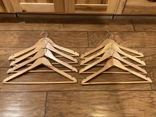Lot of 8 Wooden Hangers
