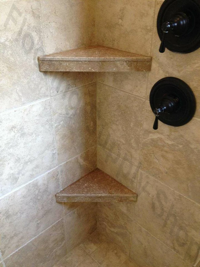 Recessed Float Shelves Niche - Rustic - Bathroom - New York - by  KraftMaster Renovations, Houzz