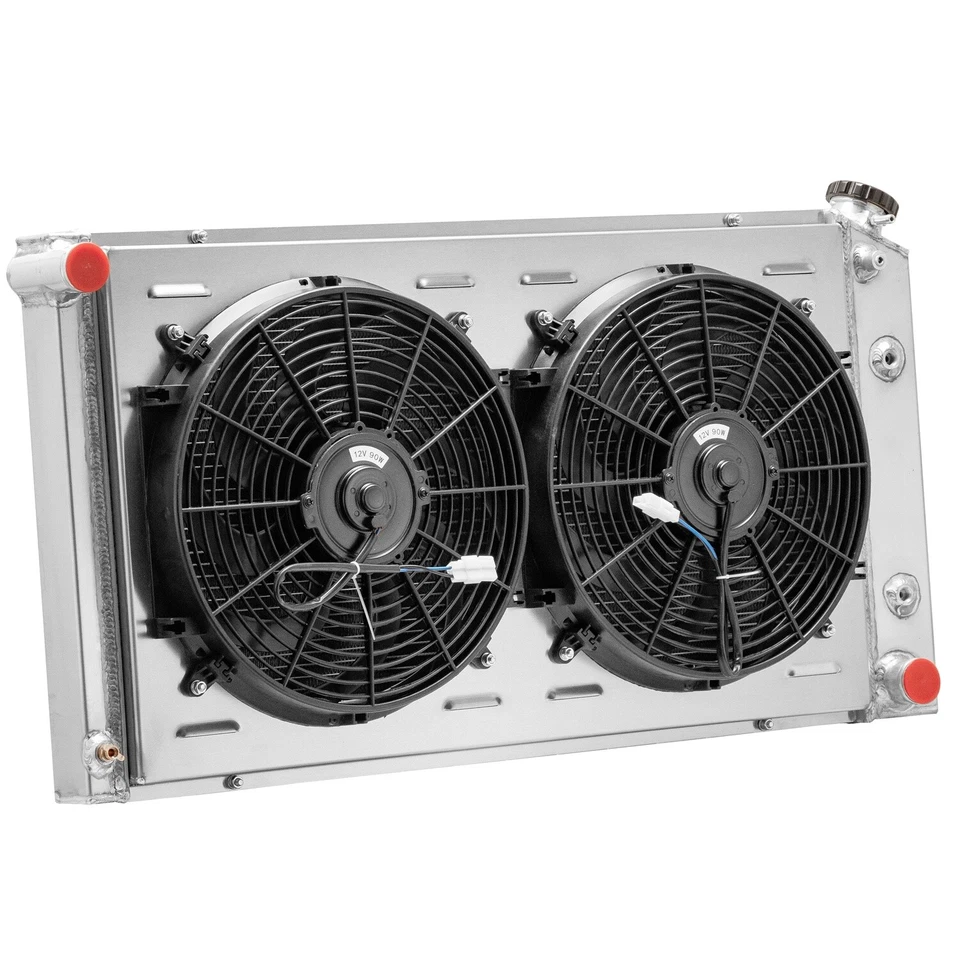4-Row Radiator Shroud Fan Fit 1977-92 Cadillac DeVille/Pontiac/Buick/Brougham US - Image 2 of 4