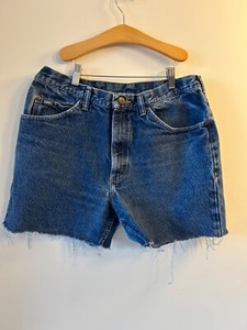 Dark Wash Lees Denim Shorts Size 36 x 34