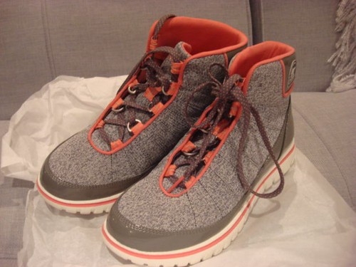 SOREL WOMEN'S TIVOLI GO HIGH LIGHT GREY WILD MELON SIZE 7 SHOES - OPEN BOX - Picture 5 of 8