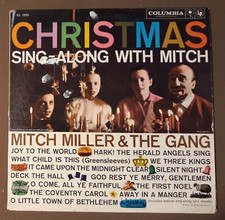Mitch Miller Christmas Holiday Sing Along Columbia Records 33rpm VINYL LP Record
