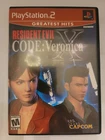 Resident Evil CODE: Veronica X (Playstation 2, 2002) PS2 Complete! TESTED!