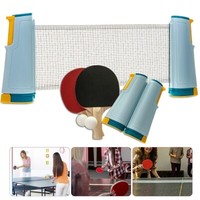 Instant Table Tennis Game Indoor Travel Ping Pong Ball Set Extendable Xmas Gift