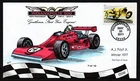 USA, SCOTT # 4530, HANDPAINTED FDC COVER - INDIANAPOLIS RACECAR #7 A. J. FOYT JR