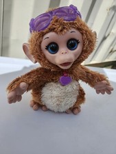 8 FurReal Friends Monkey Baby Cuddles Giggly Pet Interactive Plush Toy - Tested