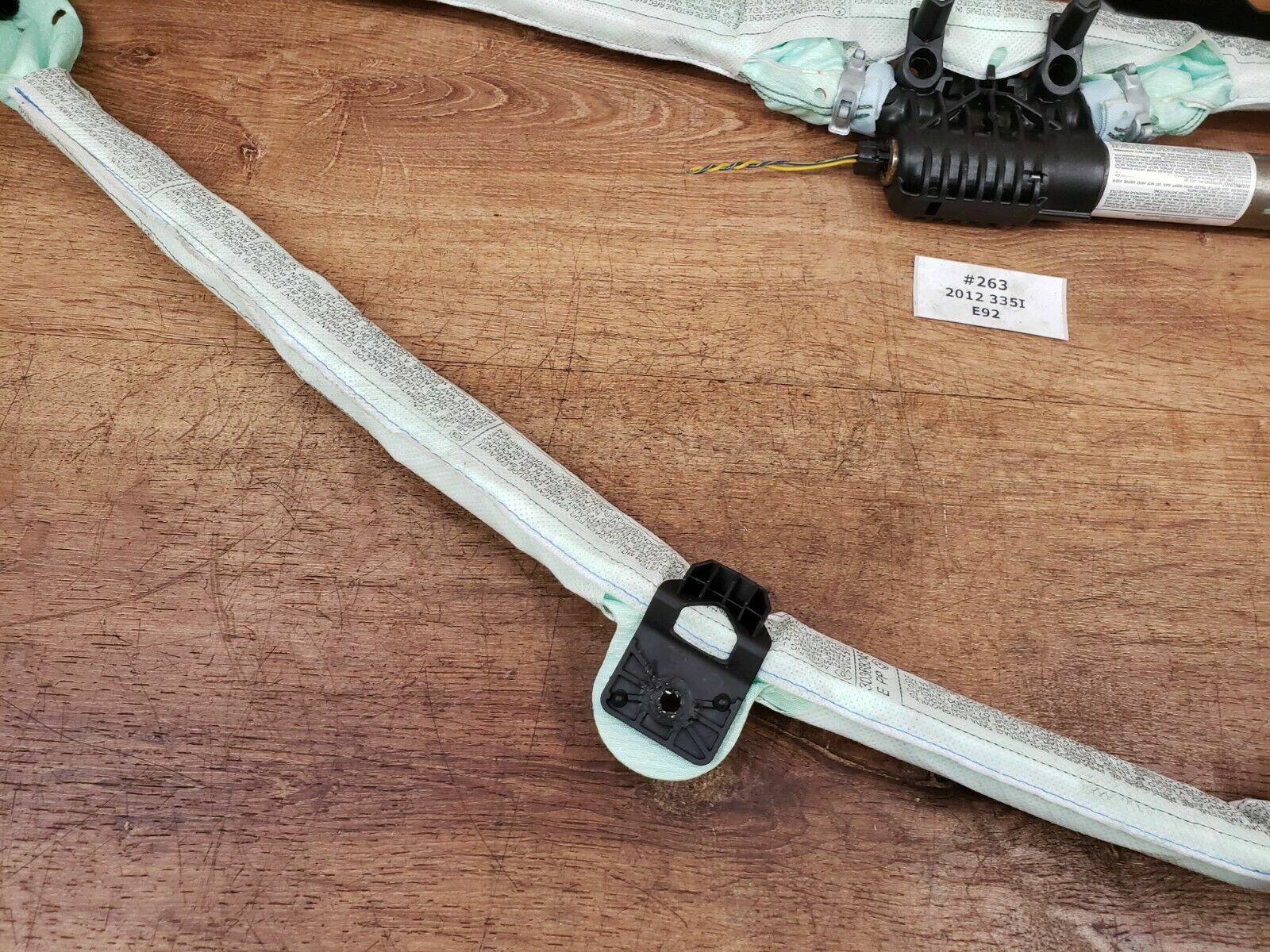 OEM BMW E92 328 335 M3 Coupe Left Driver Top Roof Head Air Bag Airbag