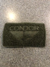 Green Condor Hook And Loop Fabric Sew On Patch 2” X 3” Unique