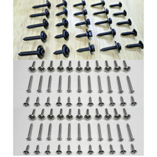 New 91 Pc Set Of Blackchrome Int Screws Fits Abce Plymouth Scamp Gtx Etc