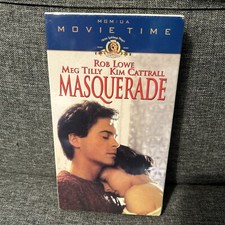 NEW  SEALED MASQUERADE Rob Lowe VHS Meg Tilly, Kim Cattrall w/ MGM Watermarks