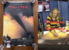 Helen Hunt signed poster 24x36 exact proof JSA COA autographed Twister